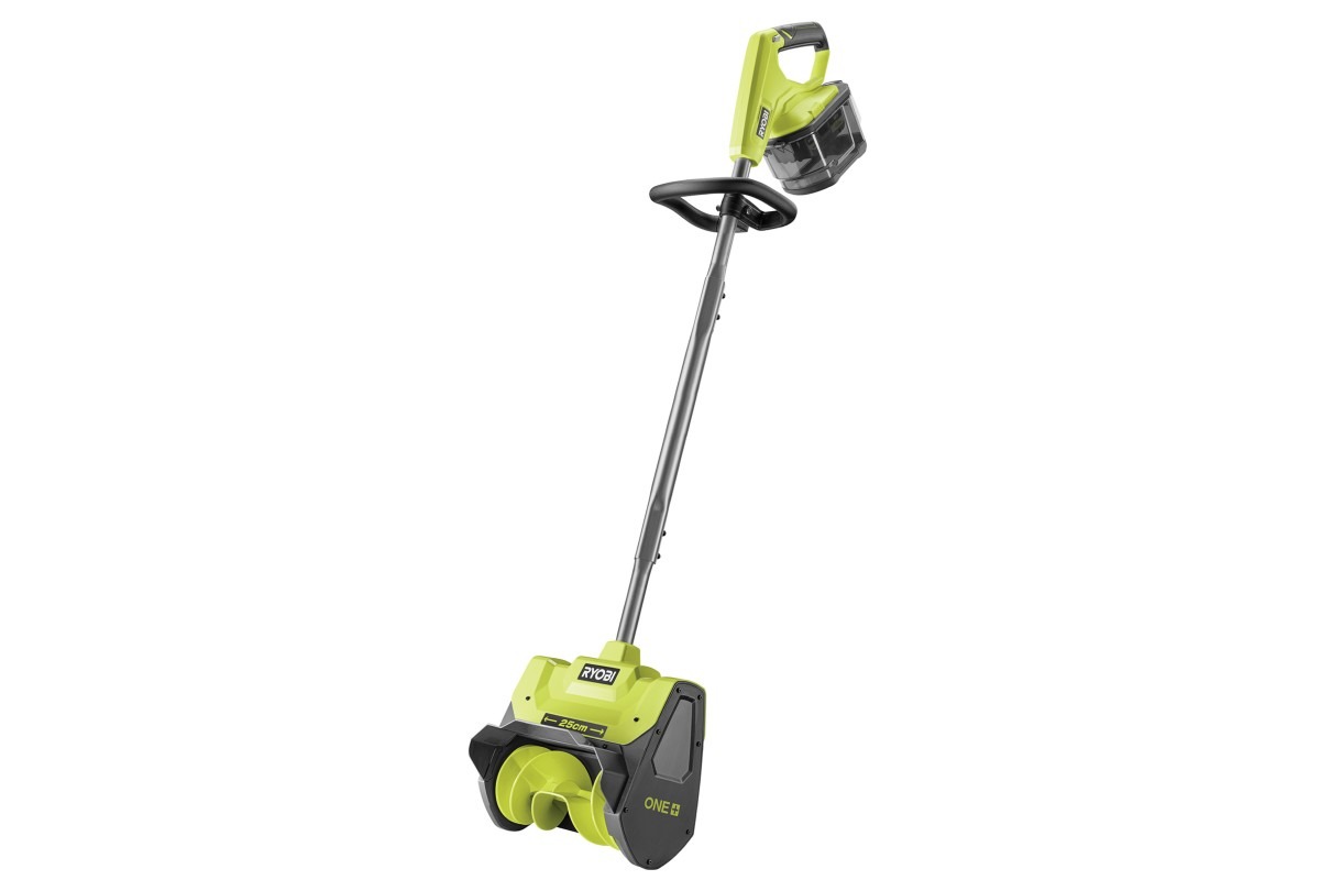 Die 18 V Akku-Schneebürste RY18ST25A von Ryobi ermöglicht auch auf kleineren Flächen komfortables und schnelles Räumen.