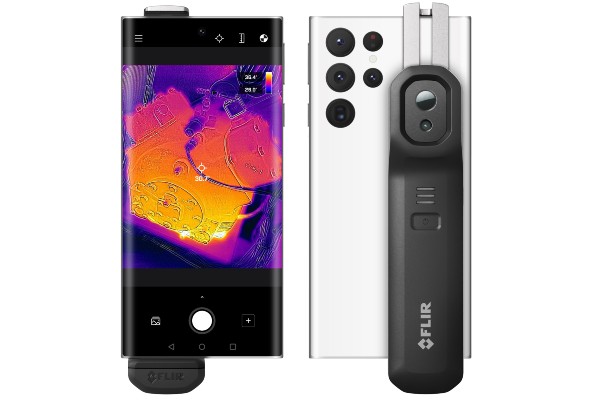 Die mobile Infrarotkamera von Teledyne Flir ist sowohl mit dem iPhone als auch mit Android kompatibel.