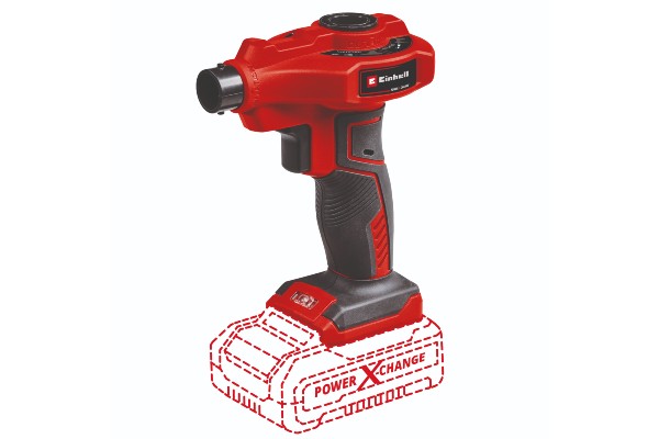 Zum Aufpumpen oder als Werkstattbläser – die Akku-Luftpumpe CE-AP 18 Li von Einhell.