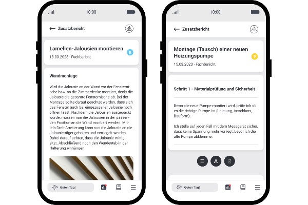 Bereits seit dem letzten Update erfreut sich die Möglichkeit, zusätzliche Berichte oder Dokumente hochzuladen, großer Beliebtheit.