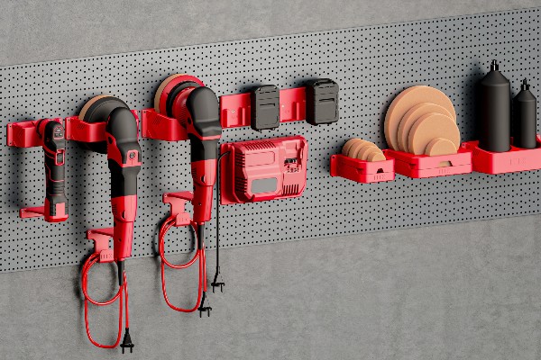 Wandhalterungen für Poliergeräte direkt aus dem 3D Drucker.