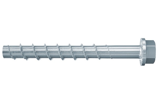 Die Betonschraube UltraCut FBS II 10 US gvz zum einfachen Verankern und Justieren der Holzständerwände.