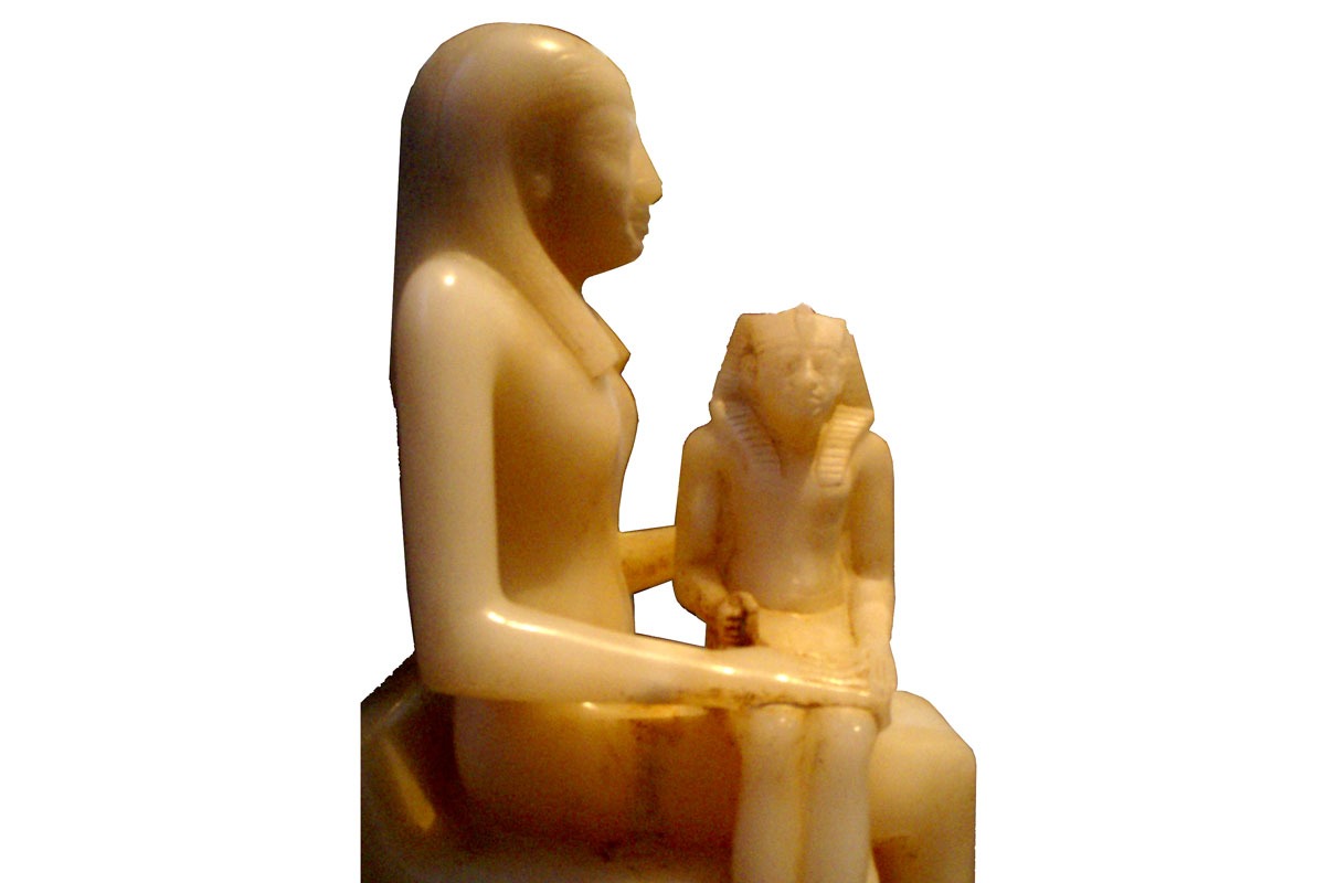 Ägyptische Skulptur aus Alabaster