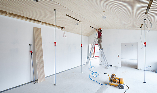 Anwendung hohe Decke