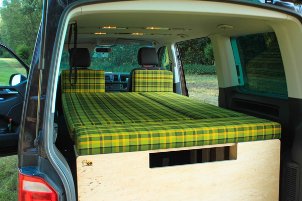 camping ausbau bett
