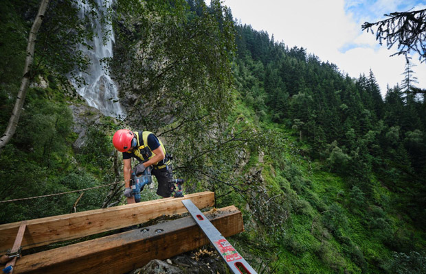 Bosch Bohrhammer im Einsatz