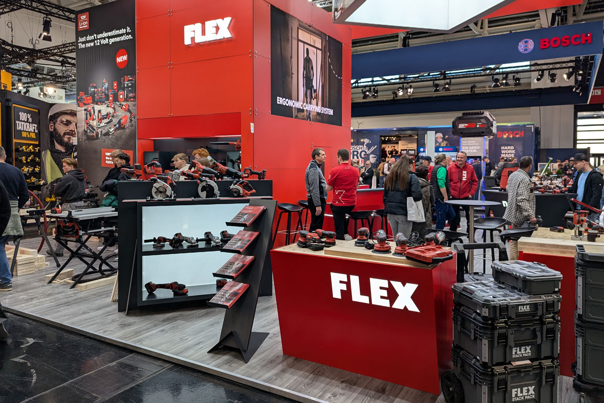 FLEX Elektrowerkzeuge auf der BAU 2025