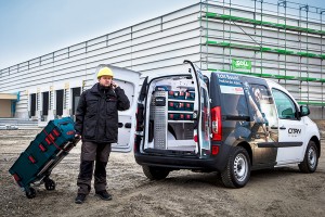 Der Citan im Einsatz.