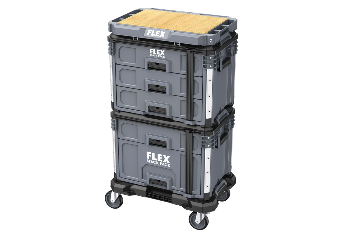 Das neue Vorteils-Set TK-L SP Set 2, bestehend aus einem Rollwagen, zwei Schubladen und einer Arbeitsplatte, ist ab sofort im Handel verfügbar.
