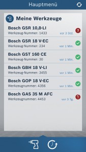 TrackMyTools mobile App für Handwerker