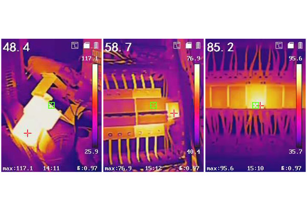 Temperaturunterschiede bei elektronischen Bauteilen