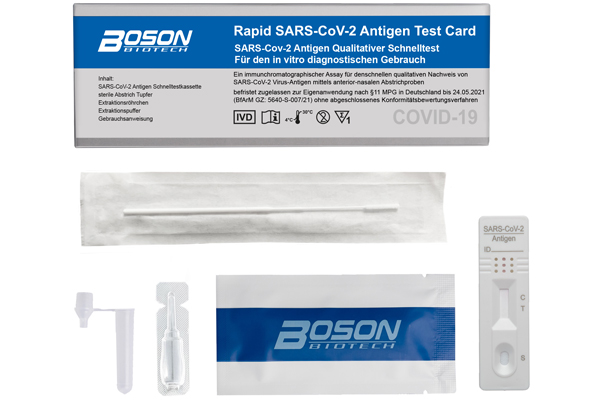 Boson Corona Schnelltest Antigentest