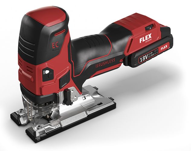Flex Akku-Stichsäge JS 18.0-EC/5.0 Set auf der Holzhandwerk Flex