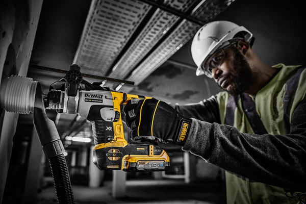 Der neue Powerstack-Akku von Dewalt ist mit allen 18V XR Akku-Elektrowerkzeugen und Ladegeräten des 18V XR-Systems von Dewalt kompatibel.