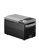EcoFlow GLACIER Kühlschrank 38 L-Kühl-Gefrierkombination mit Eiswürfelbereiter, Autokühlschrank, elektrische Kühlbox für Lkw, Wohnmobil, Camping, Boot, Ausflüge 10 °C bis -25 °C
