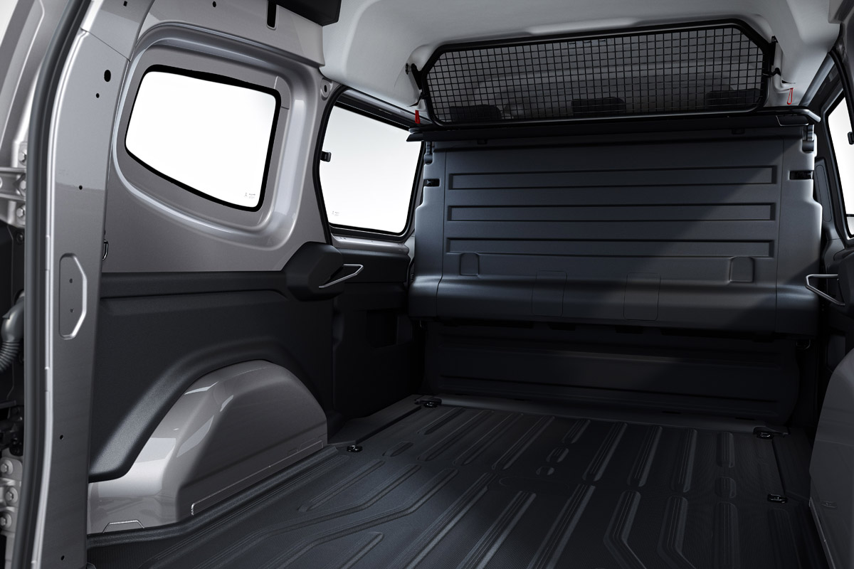 Der neue eCitan Mixto von Mercedes-Benz mit FOLD&LOAD Funktion
