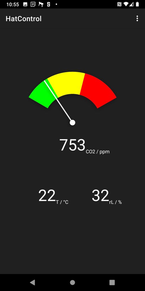 Über eine App lassen sich die Messwerte auf dem Smartphone anzeigen. Im Test funktionierte die App mit unserem Cat S62 Pro perfekt.
