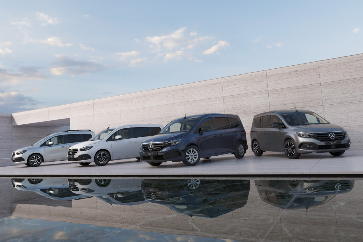 Die privaten Small Vans von Mercedes-Benz