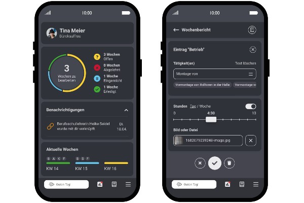 Update für die Azubi-App von Zubido