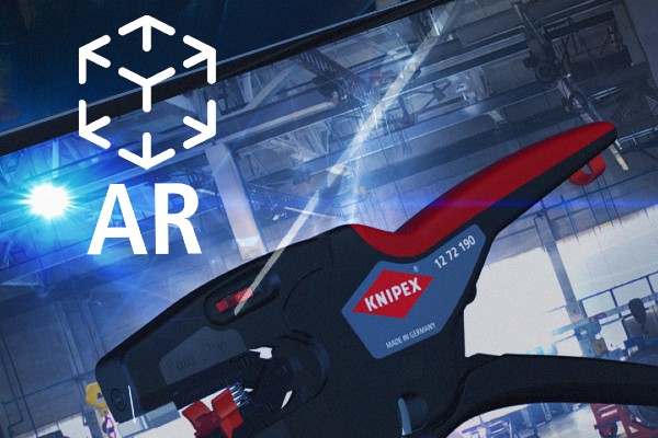 Mit der Augmented-Reality-Funktion lassen sich Werkzeuge virtuell auf die Werkbank legen.