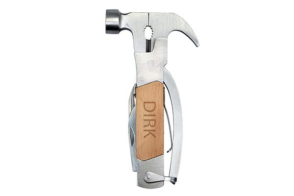 Hammer-Multitool mit Gravur