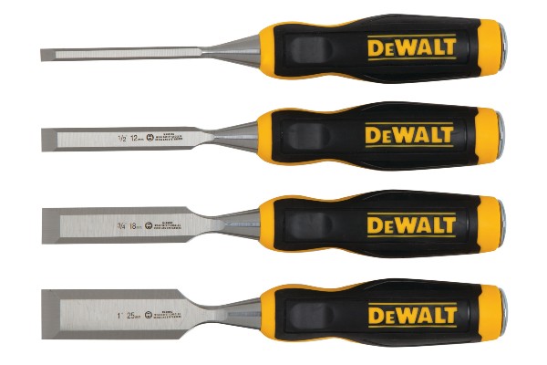 Das 4-teilige Stechbeitel-Set für Holzhandwerker.