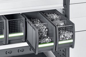 Dosierung von Kleinteilen in der bottBox.