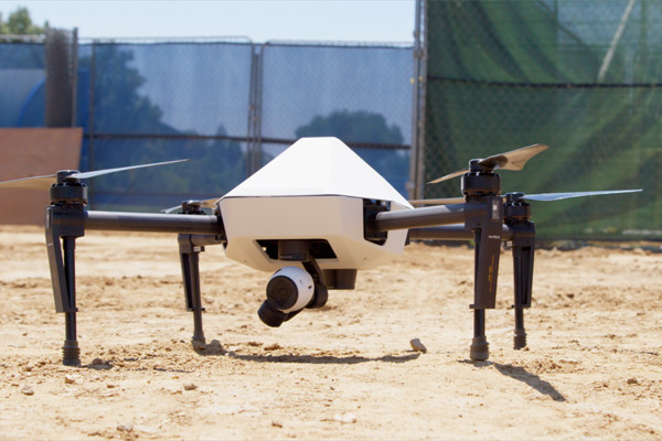 Die Drohne „Explore1“ ist abflugbereit
