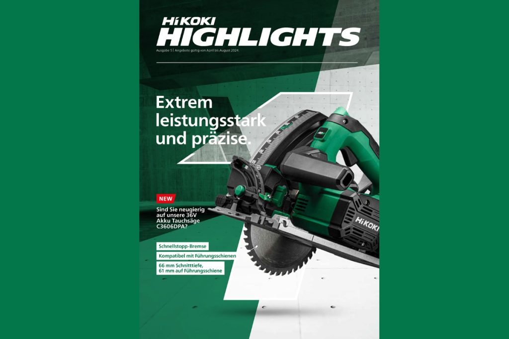 HiKOKI Aktionsflyer