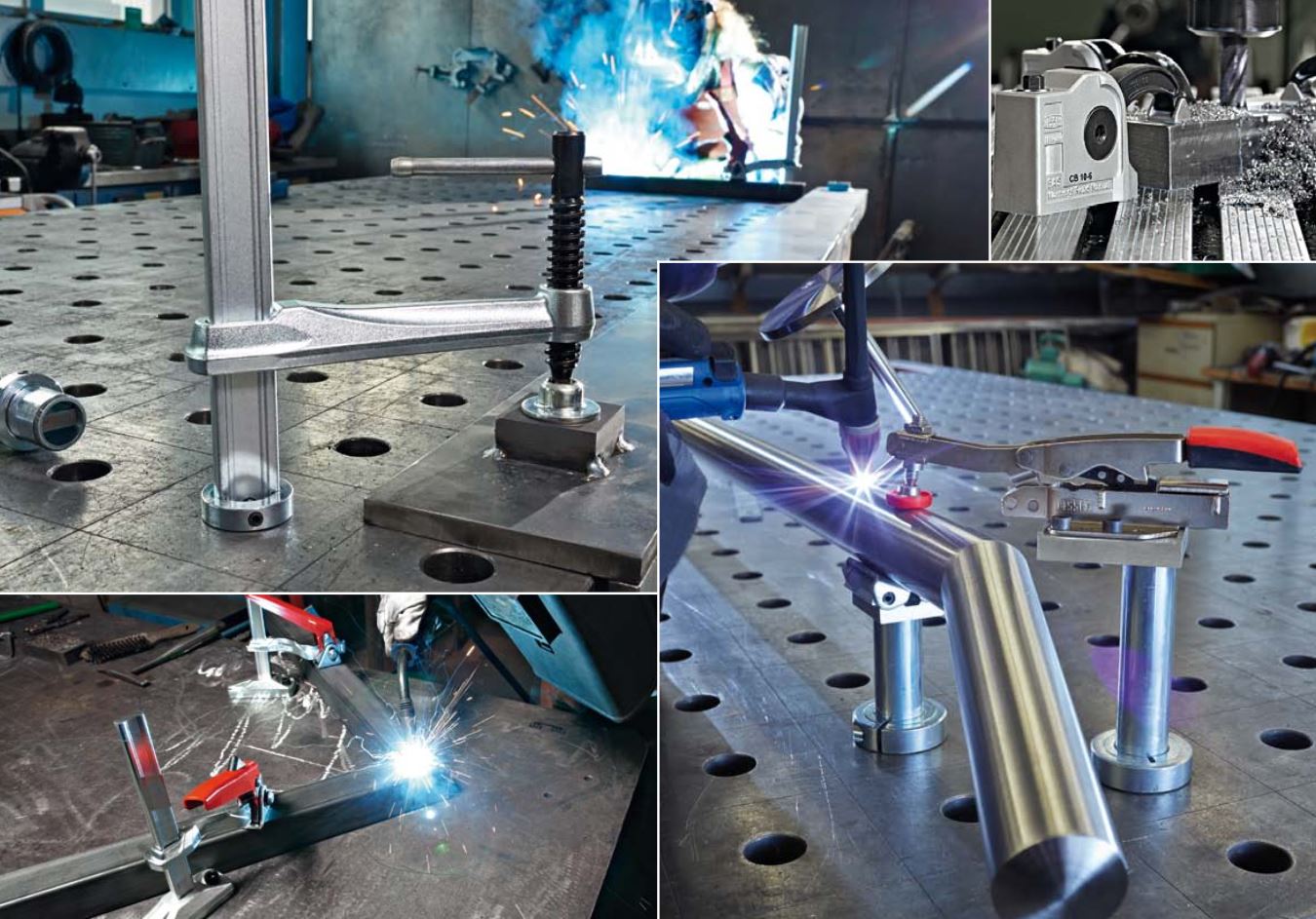 Bessey TW-Spannelemente für Schweißtische