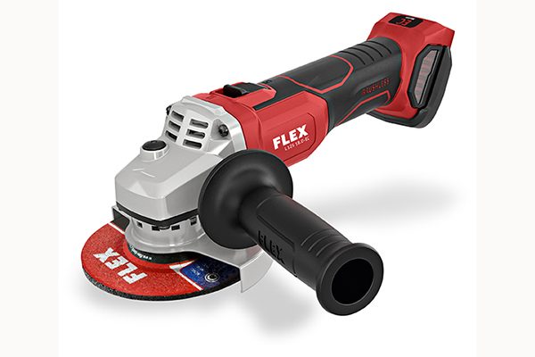 Flex 18-Volt Winkelschleifer L 125 18.0-EC. Gewicht: 1,75 kg (ohne Akku). Scheibendurchmesser: 125 mm.