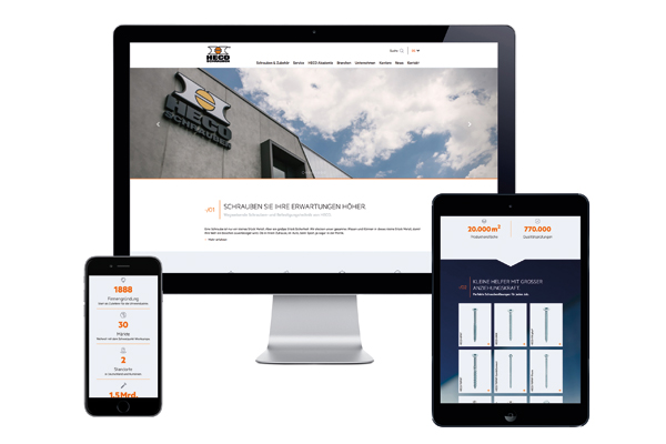 HECO Relaunch Website Responsive
