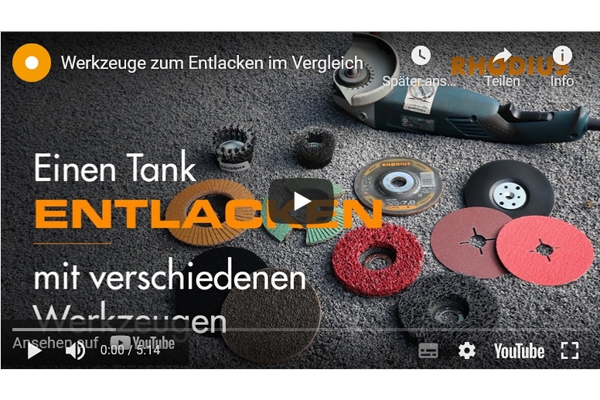 Lack entfernen mit Rhodius