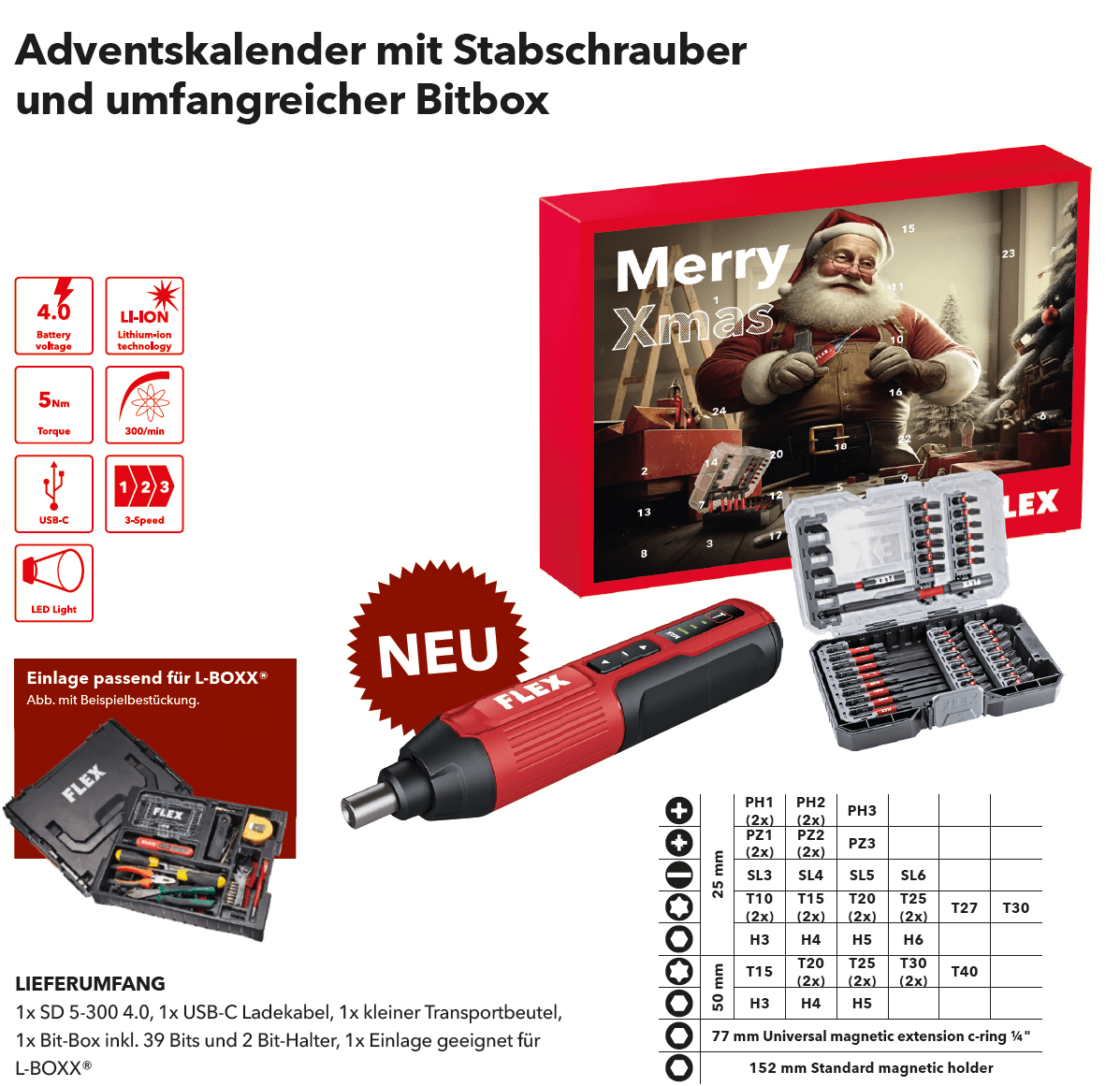 Adventskalender FLEX