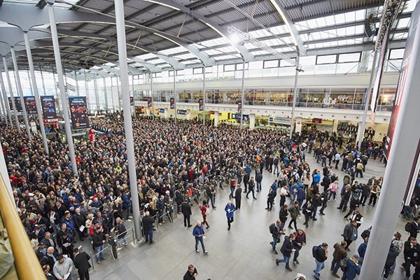 Eingang West, BAUMA,  08.04.2019
