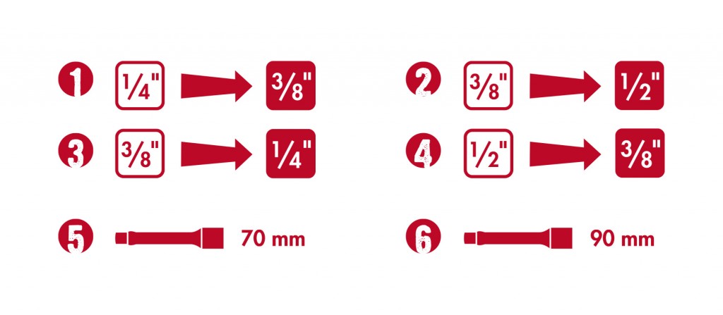 Carolus 6-in-2-Adapter