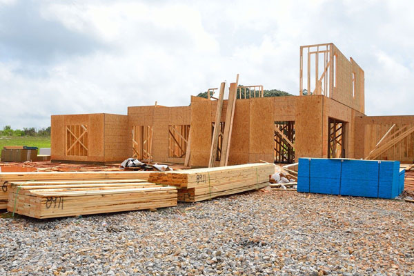 Holzständerbauweise