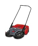 haaga Kehrmaschine 477 Profi (Handkehrmaschine für gewerblichen Bereich, egal ob nass, trocken oder grober Schmutz, geeignet ab ca. 1.000 m²) 101033