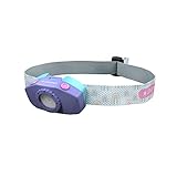 Ledlenser KIDLED2 LED-Stirnlampe für Kinder | energiesparende Stirnlampe Led Mädchen mit Batterien | Kinderstirnlampe für Jungs | Weiß-, Rot-, Blaulicht | Mini Kopflampe mit Clip | lila