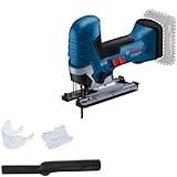 Bosch Powertools Akku-Stichsäge GST 18V-125 S Professional solo, 18Volt (blau/schwarz, ohne Akku und Ladegerät), Black