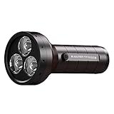 Ledlenser P18R Signature Premium Taschenlampe LED, Suchscheinwerfer, aufladbar mit Lithium Akku, 4500 Lumen, fokussierbar, X-Lens Technology, Leuchtweite 720 m, USB Magnetladekabel