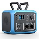 PowerOak Tragbare Powerstation AC50S Mobiler Stromspeicher & Solar Generator mit 230V Steckdose 500Wh Mobiler Stromspeicher für Draussen Garten Party Reise Camping Wohnmobil