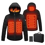Qdreclod Beheizte Jacke mit Kapuze,...