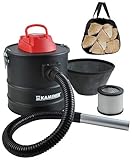 Kaminer Elektrischer Aschesauger mit 2 HEPA-Filtern 6316 für Grill, 18 l (1200 W)