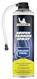 MICHELIN Reifendichtmittel Pannenspray Auto – Blitzschnelle Reifenreparatur ohne Werkzeug | Für PKW, SUV & Wohnwagen | 500 ml Notfall-Pannenspray