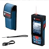 Bosch Professional Laser-Entfernungsmesser GLM 150-27 C (integrierte Kamera, integrierter 3,6V Akku, Reichweite: bis zu 150 m, robust, IP54, ± 1,5 mm, Schlaufe, Tasche)