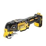 Dewalt 18 Volt oszillierendes Akku-Multi-Tool DCS355N (bürstenloser Motor, inkl. 30-teilg. Zubehör-Set für Schleif- und Sägeanwendungen, LED-Arbeitslampe, Lieferung ohne Akku u. Ladegerät)