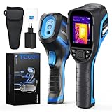 TOPDON TC004 Wärmebildkamera, 320x240 TISR Auflösung Infrarot Kamera, 12 Stunden Akkulaufzeit Thermal Camera mit Videoaufzeichnung und PC-Analyse, 16GB SD-Karte, Temperaturbereich –20°C bis +350°C