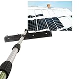 Axis Line Profi Photovoltaik Teleskopstangenset - Schnee entfernen auf PV Anlage mit Teleskopstange+Schneeschieber+Gripprotector (10 Meter Set)
