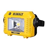 Dewalt LED Akku-Baustellenleuchte DCL077 (sehr hohe Lichtstärke von bis 2.000 Lumen, robuster Multi-Positionsgriff, IP54, mit Stativaufnahme 1/4" und 5/8", Lieferung ohne Akku und Ladegerät)